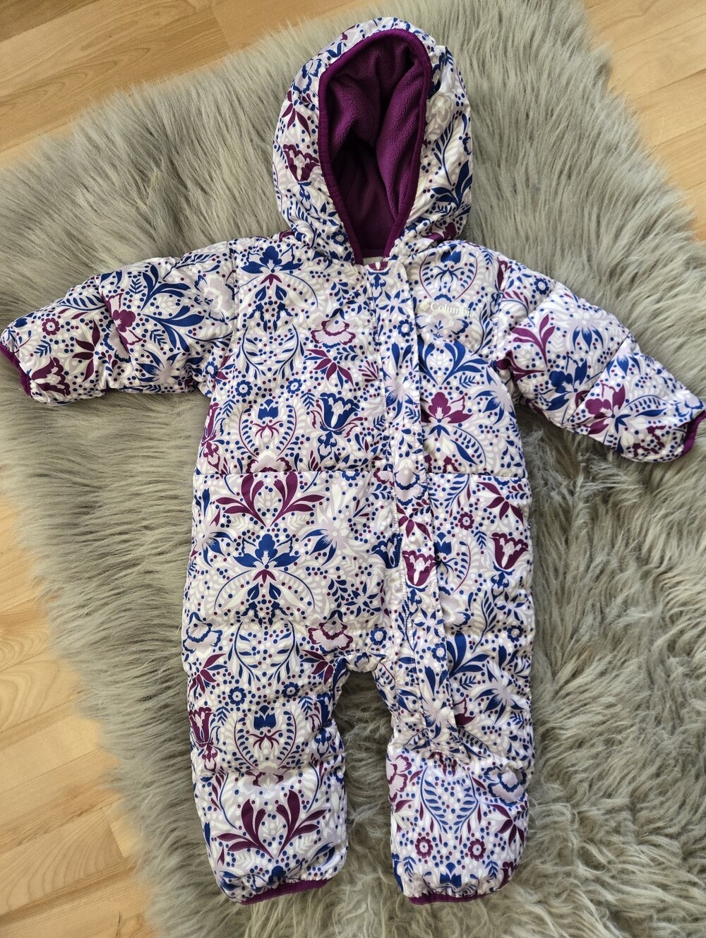 Columbia Snuggly Bunny One Piece Baby Bunting Snowsuit